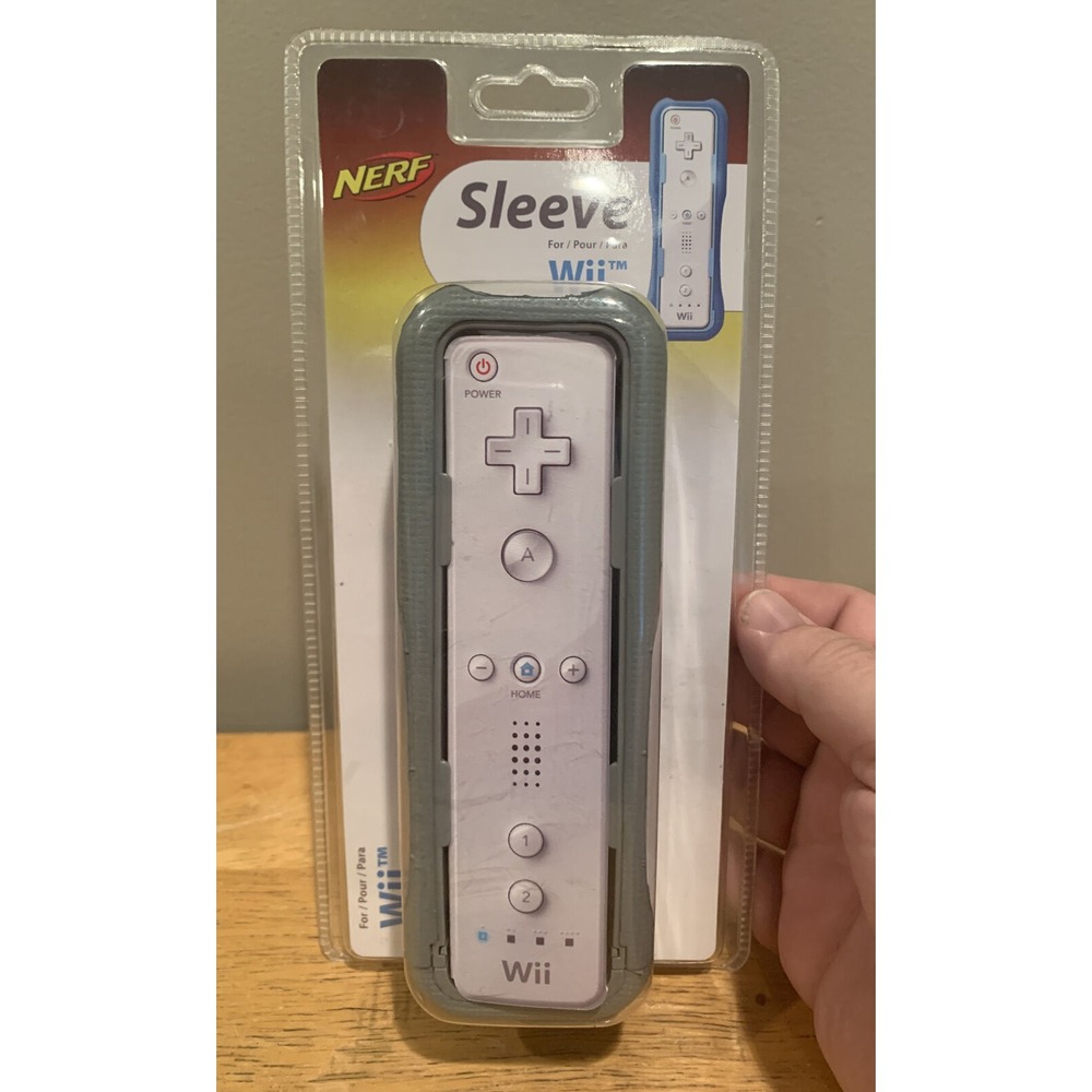 Nerf Protective‎ Sleeve for Nintendo Wii Remote Control Gray - NEW Package D2